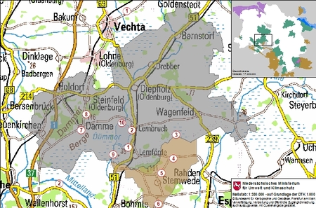 Karte Dümmer