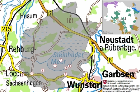 Karte Steinhuder Meer