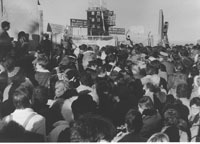 Freigabe des Brocken für die Allgemeinheit am 3.12.1989