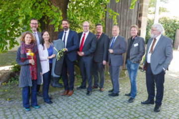 Umweltminister Olaf Lies eröffnet die Ökologische Naturschutzstation Aller/ Oker des NABU (Mai 2018)
