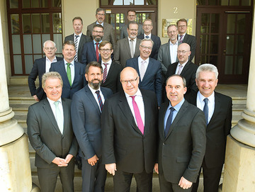 Energieminister der Länder und des Bundes beim Energieministertreffen in Hannover (Mai 2019)