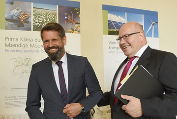 Energieminister Olaf Lies und Bundes-Energieminister Peter Altmaier