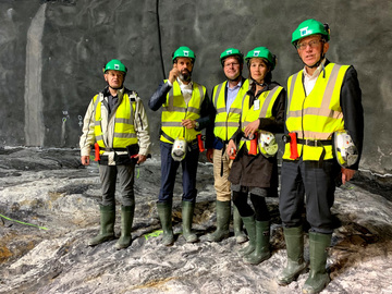 Minister Lies besucht gemeinsam mit Landtagsabgeordneten das weltweit erste Endlager für hochradioaktiven Müll in Finnland (Mai 2019)