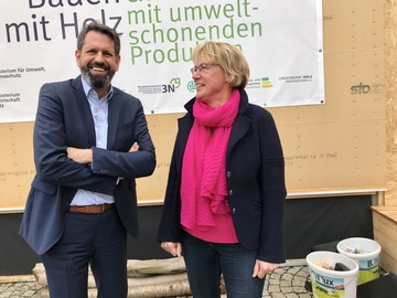 Landwirtschaftsministerin Otte-Kinast gemeinsam mit Minister Lies bei der Bionale in Hannover (September 2019)