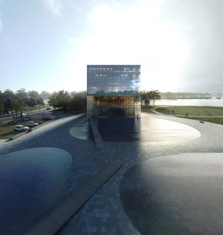 Architektenwettbewerb Internationales Weltnaturerbe Wattenmeer Partnerschaftszentrum: das Gewinnermodell der dänischen Architektin Dorte Mandrup