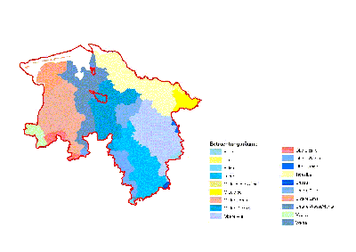 Karte: Betrachtungsräume