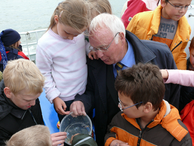 Ausflug mit Minister Sander