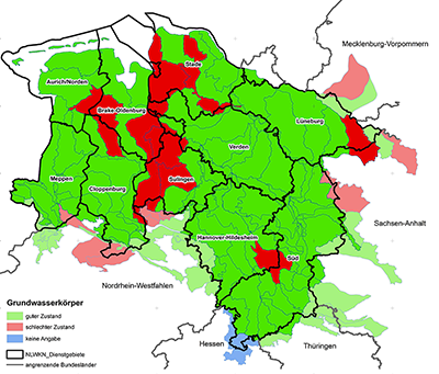 Grundwasserbericht Niedersachsen