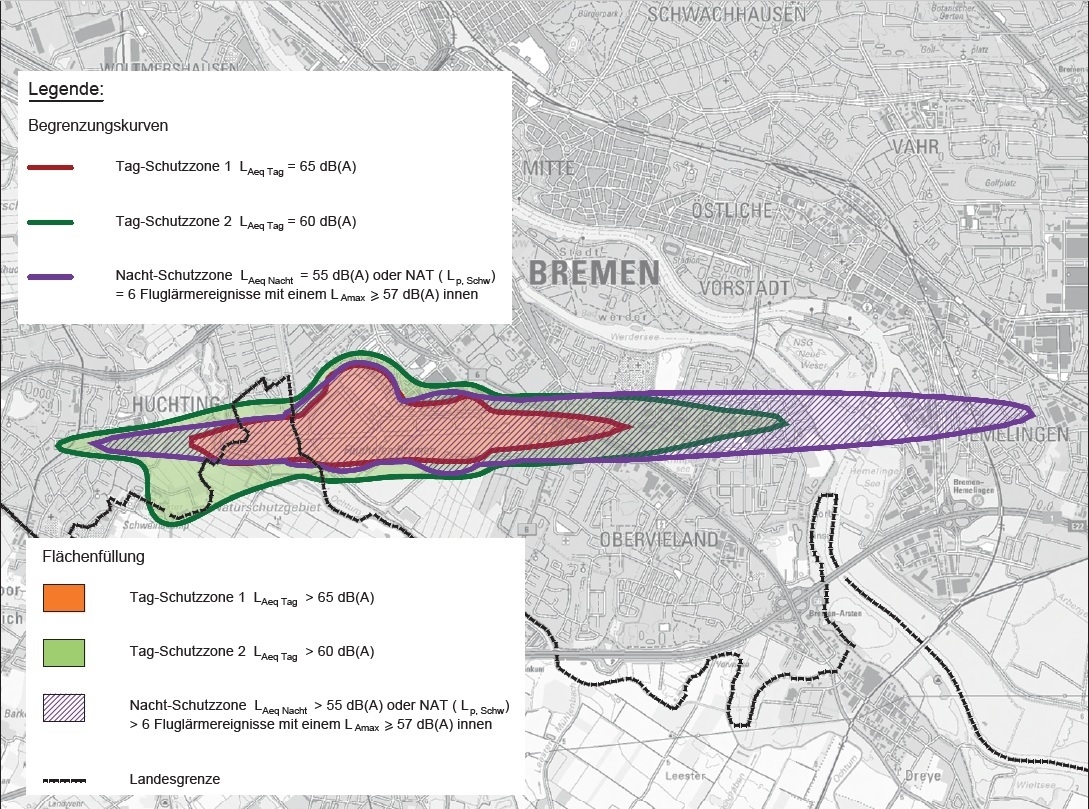 Fluglärmschutzbereich Bremen