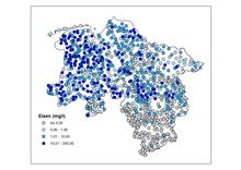 Interaktive Karte zum Grundwasserbericht